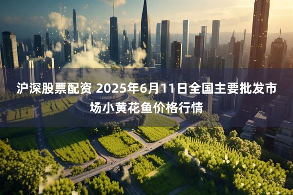沪深股票配资 2025年6月11日全国主要批发市场小黄花鱼价格行情